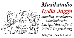 Musikstudio Lydia Jaggo